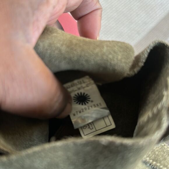 Ugg ELVI Women Suede Spruce Ankle Boots 9 - Picture 6 of 7